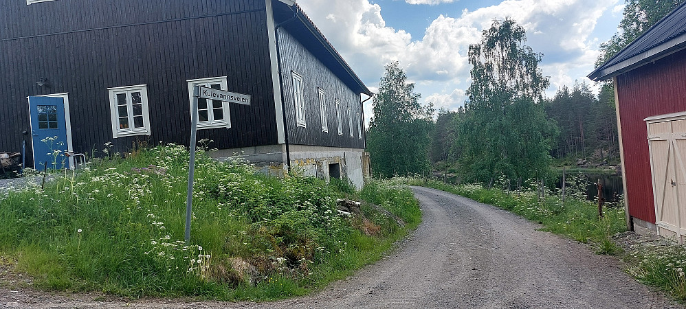 Bomvei fra gården og sørover
