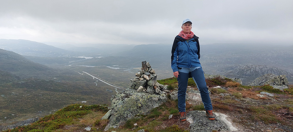 På toppen av Såta.