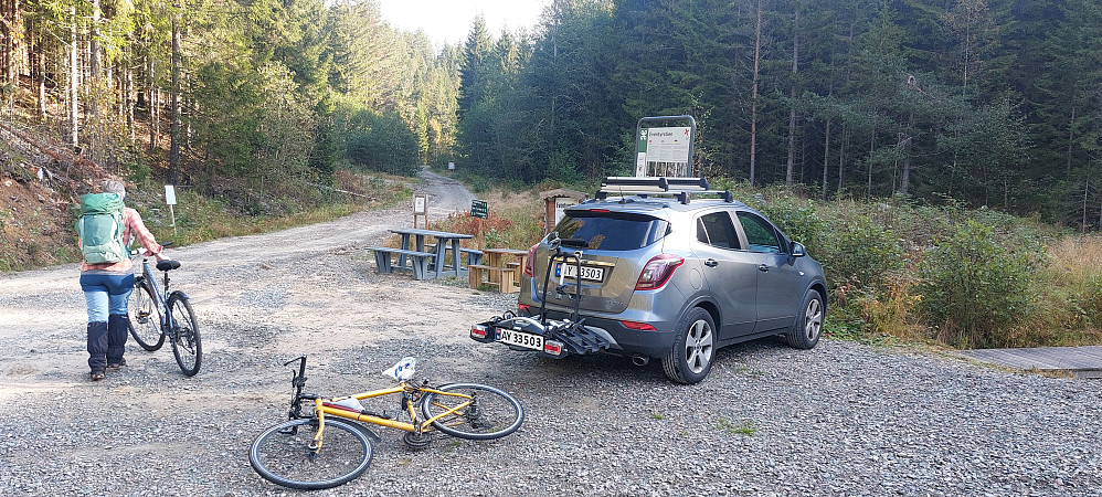 Stor gratis parkering