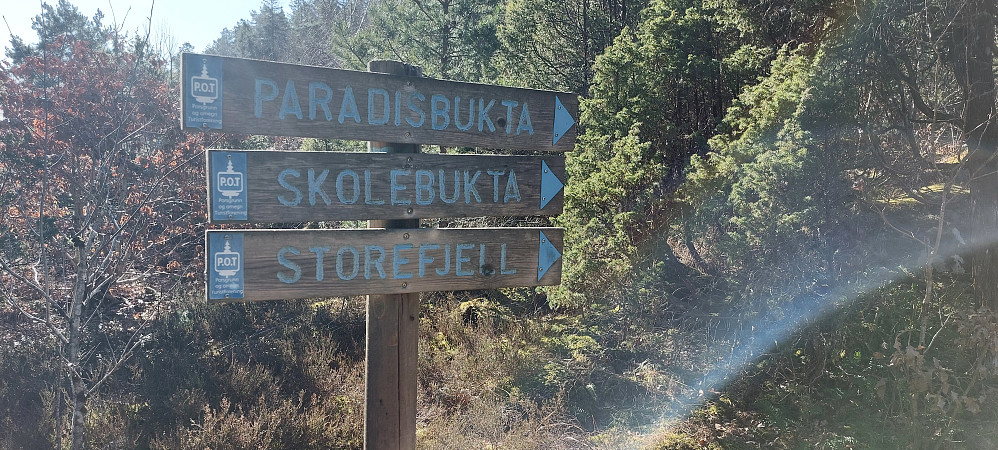  Godt skiltet på Håøya
