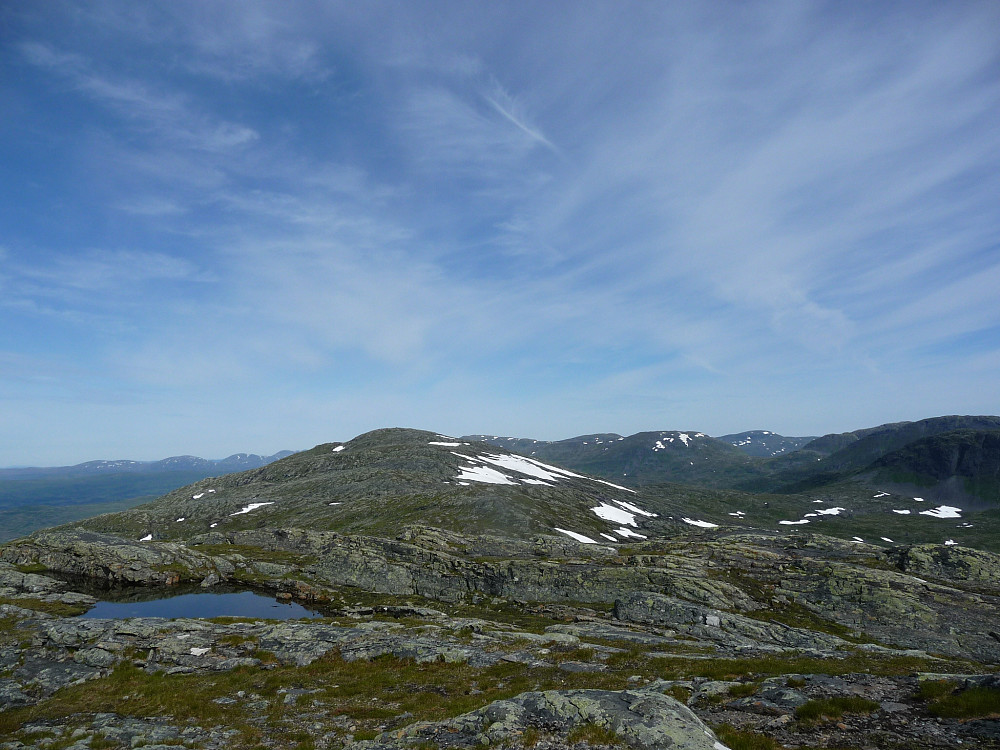 Anjeskutan, Sukkertoppen, Sandfjellet og øvrige Svenske Skjækerfjell