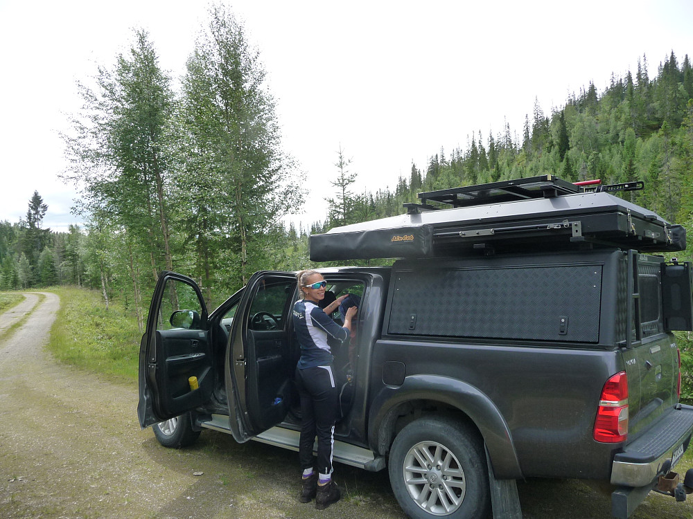 Parkeringa i Bjørvikdalen