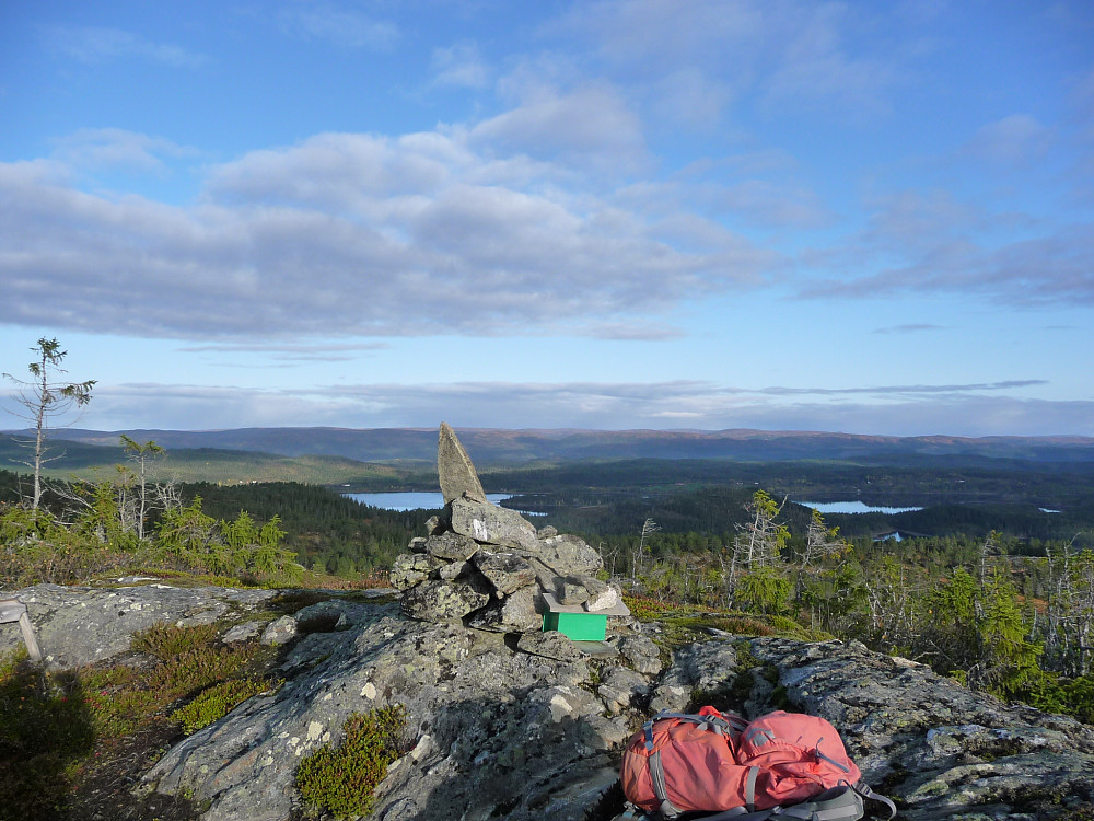 Gavellangsheia mot Meltingvatnet