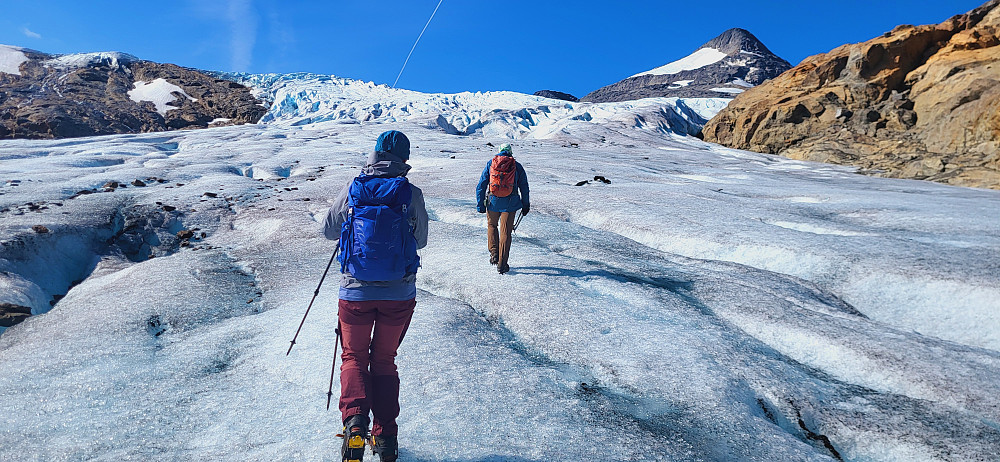 Vandring på breen