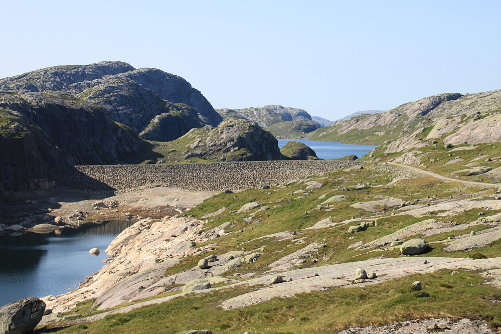 Sykkel inn til Langevann