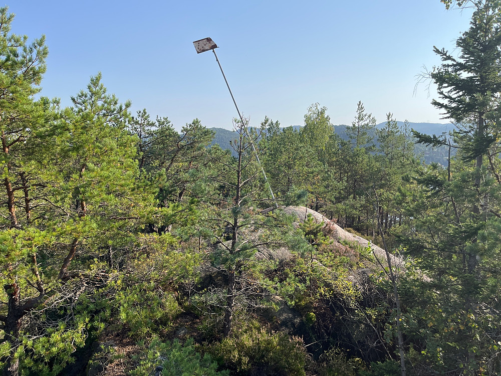 Staken på toppen av Raudholmen