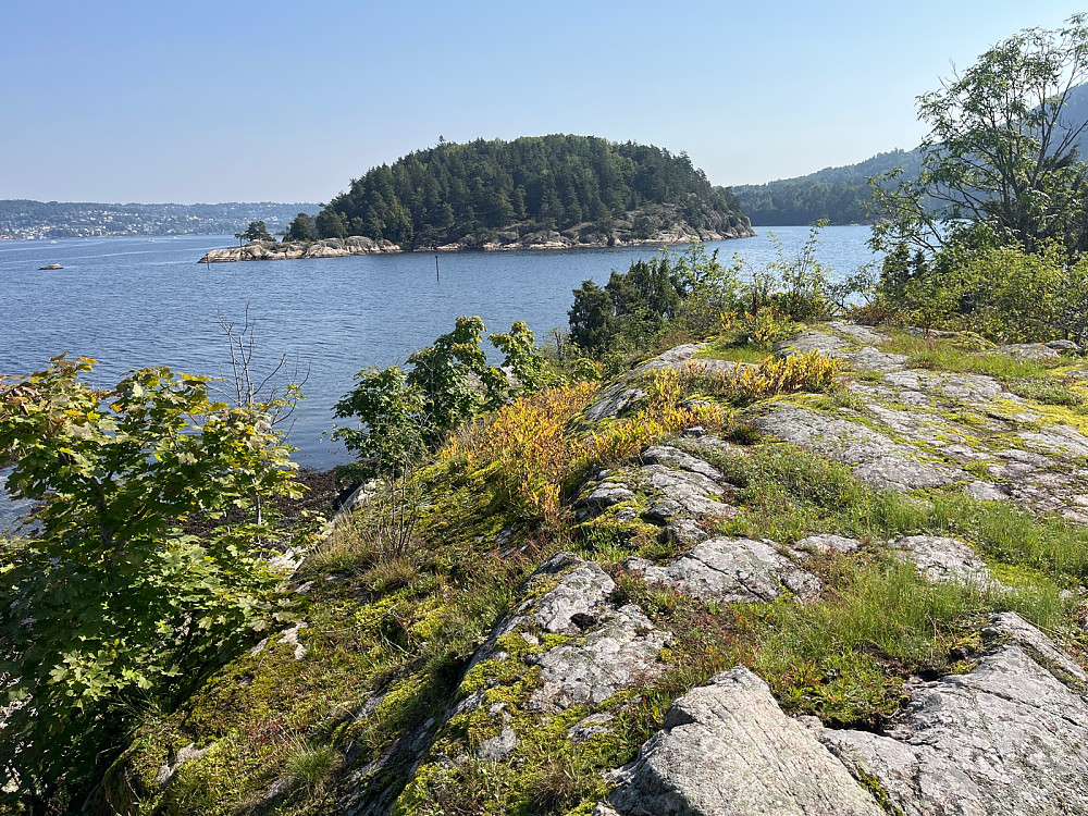 Rognholmen i retning Kinnartangen og Flyndregrunnen