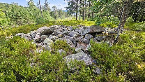 En av gravrøysene