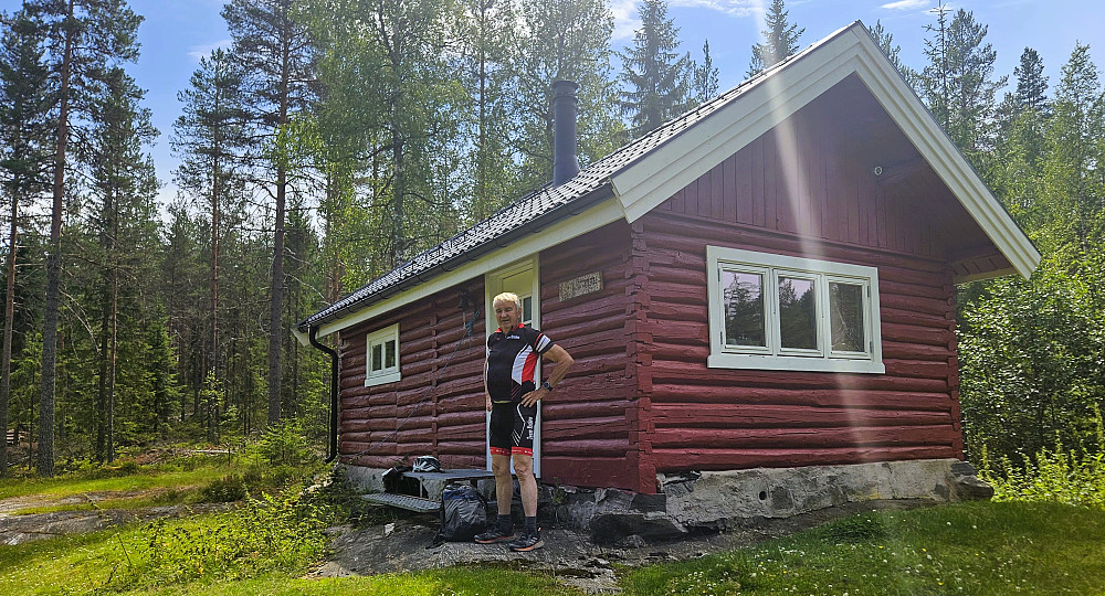 En av de mange koiene vi var innom. 