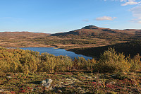 Utsikt fra Skjellbreidkampen mot Djuptjernkampen