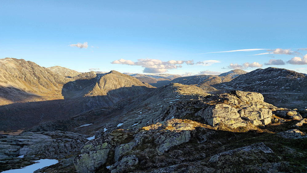 Tilbakeblikk fra Neådalsfjellet.