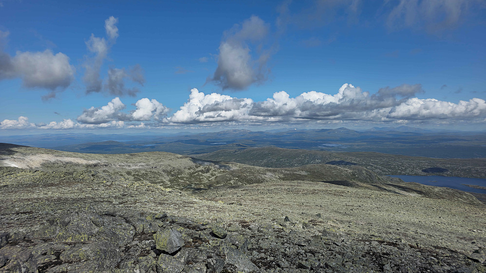 Ser langs Svenskegrensa i nordøstlig retning.