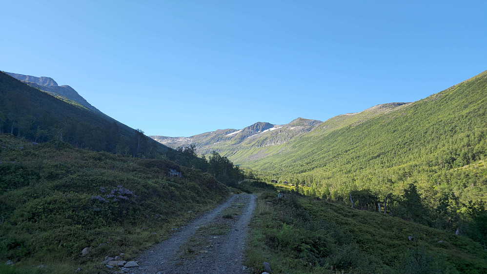 Start fra Hoitasetra. Dagens mål i sikte.