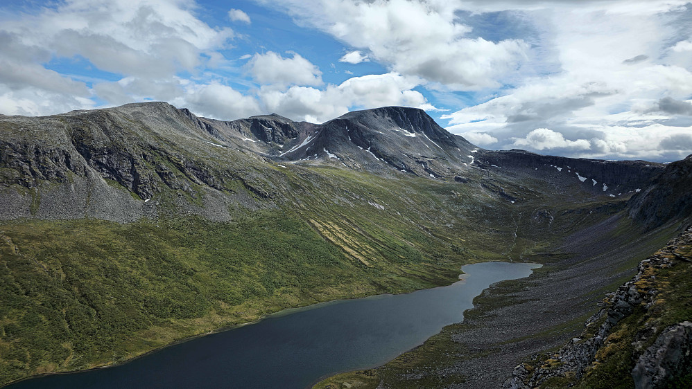 Vassdalsvatnet sett på tur ned.