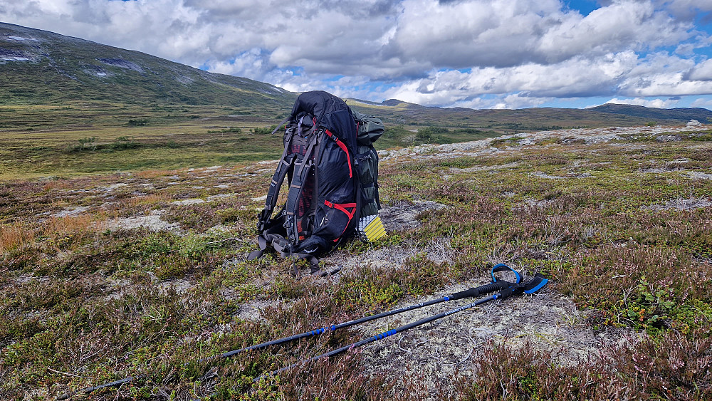 Da gjenstår bare 7 km tilbake til bilen.