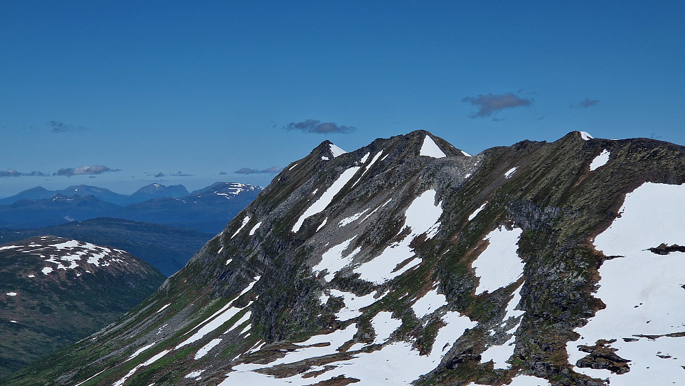 Trollhøtteggen sett fra Telefjellet.