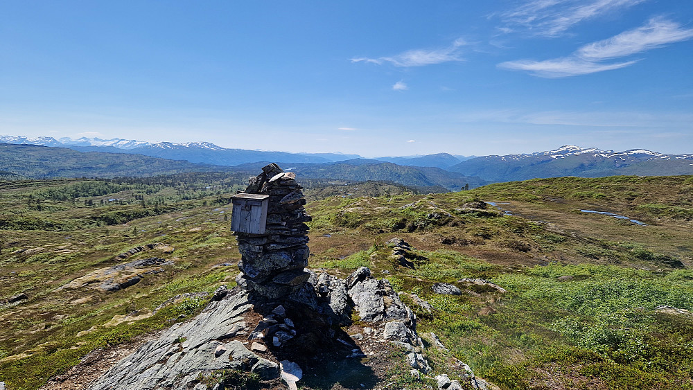 Vestover nordmarka fra toppen.