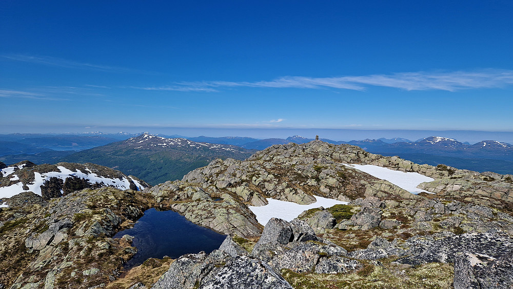 Strengen sett fra toppen.