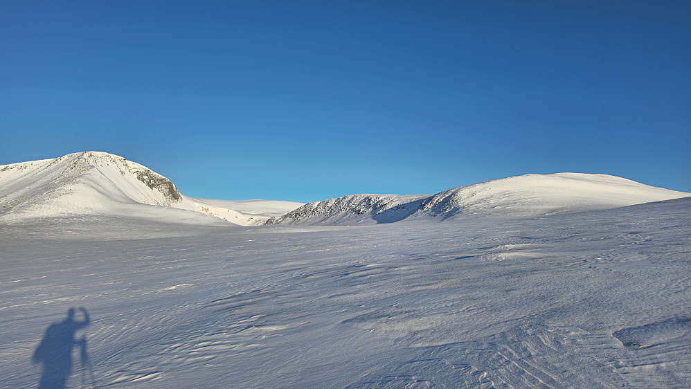 Svorundfjellet og Gjerdhøa sett fra Nyhusflatfjellet.