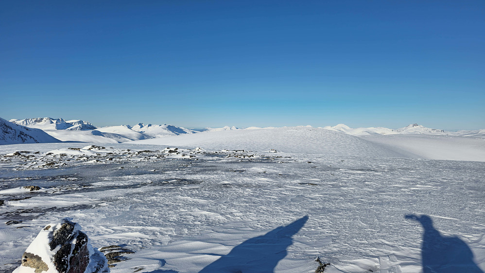 Fra Svorundfjellet mot Sandåfjellet.