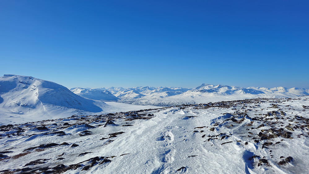 Med Snota og vestlige Trollheimen.