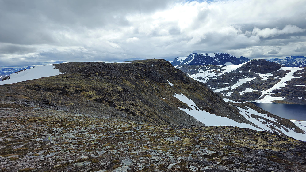 Snart fremme ved Slanglifjellet.