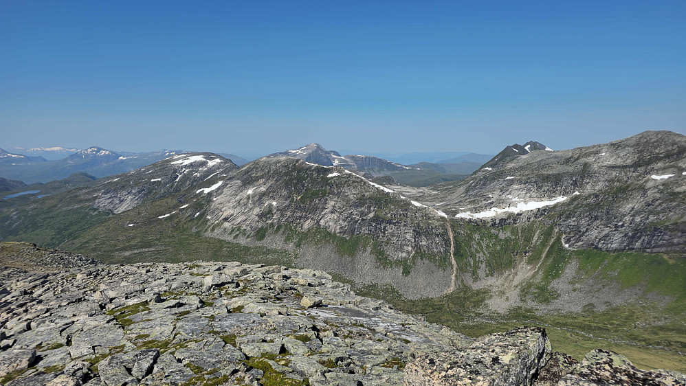 Trollhøtta sett fra Botnnebba.
