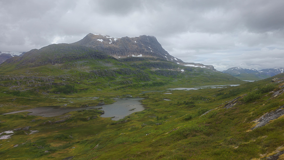 På vei opp til Grøafjellet.