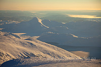 Utsikten mot Bygdin og Bitihorn i det man kommer opp på platået blir jeg aldri lei av å fotografere. Det er ofte spesielt fint på senhøsten/forvinteren, før vannet fryser helt til.