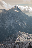 Gerlachovský štít, kjempen i Tatrafjellene med sine 2655 moh.