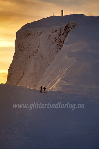 Gjermund og Lars foran Bitihorn.