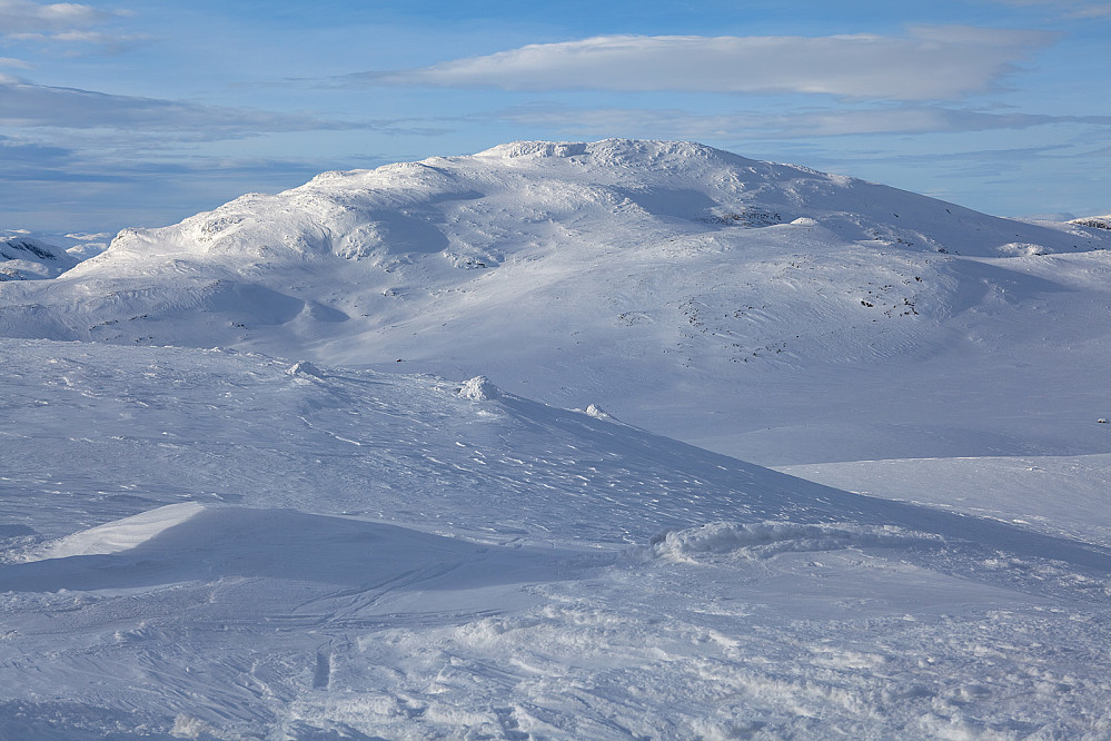 Såta ble turens hovedmål etter at værvarsel hadde endret litt på planene våre. Her sett fra Grytingen.