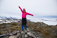 På toppen