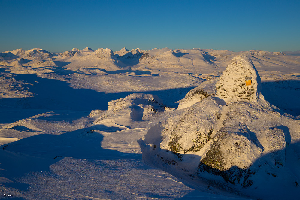Mugnetind er en fin plass midtvinters.