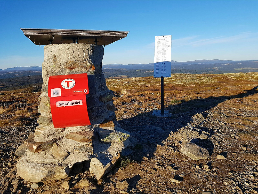 Kassa på Smørlitoppen