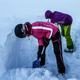 Fra tidligere skredkurs. Foto: Sondre Kvambekk.