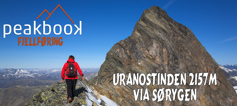 Annonse: Til Uranostinden med Peakbook Fjellføring, enten via sørryggen eller normalveien. Klikk på bildet for mer informasjon.
