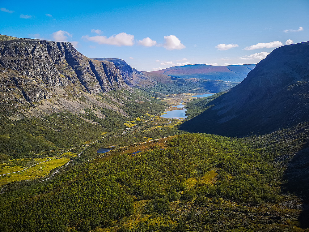 Utsikt nedover Hydalen.