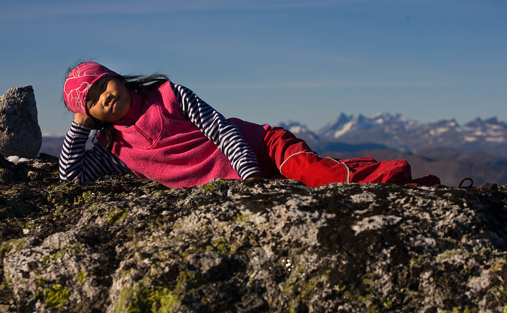 Meg på toppen av Bergsfjellet (1610 moh). Min 65. Valdrestopp.