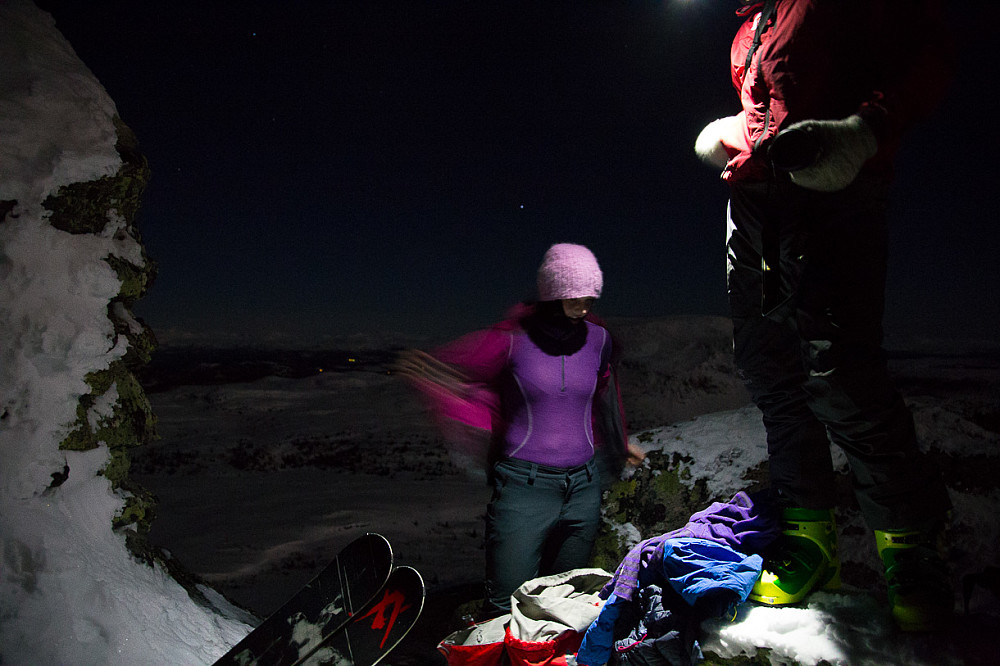 Skiftings og ordnings på toppen.