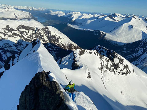 Me in the last few meters before the top