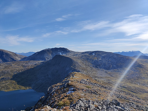 Mjeldskarstinden fra Finnkollen