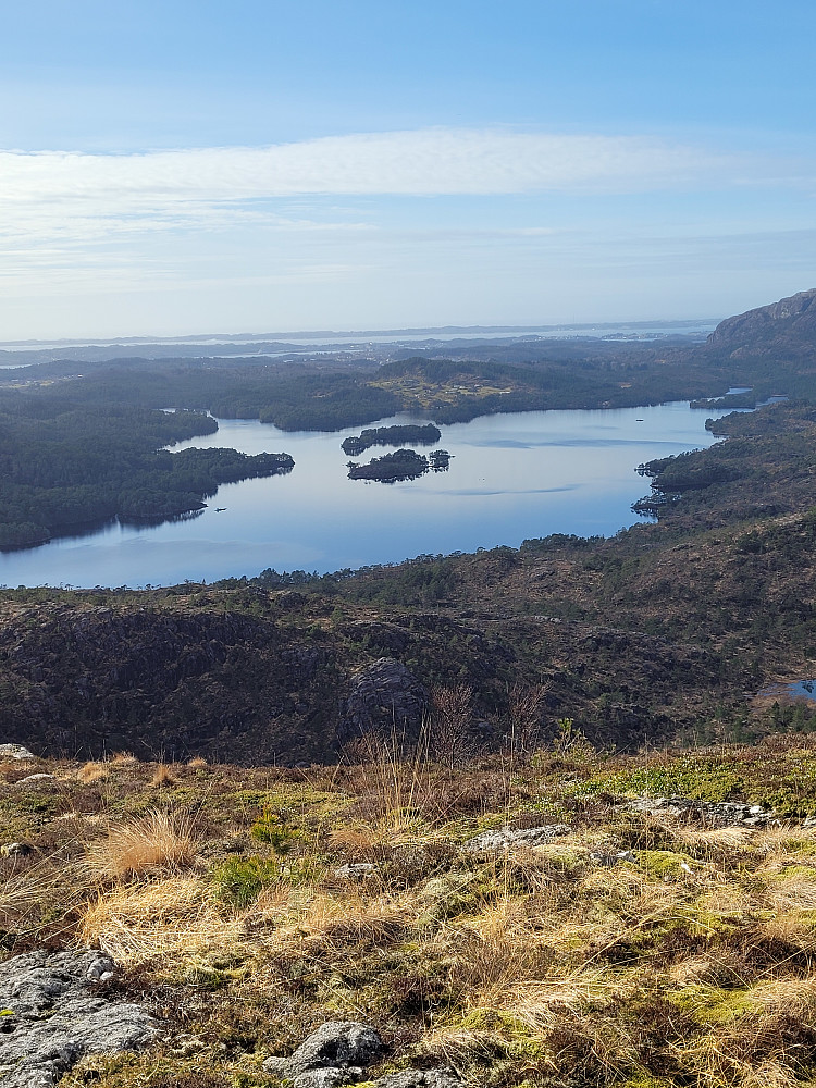 Utsikt mot Storavatnet fra Gaustadfjellet