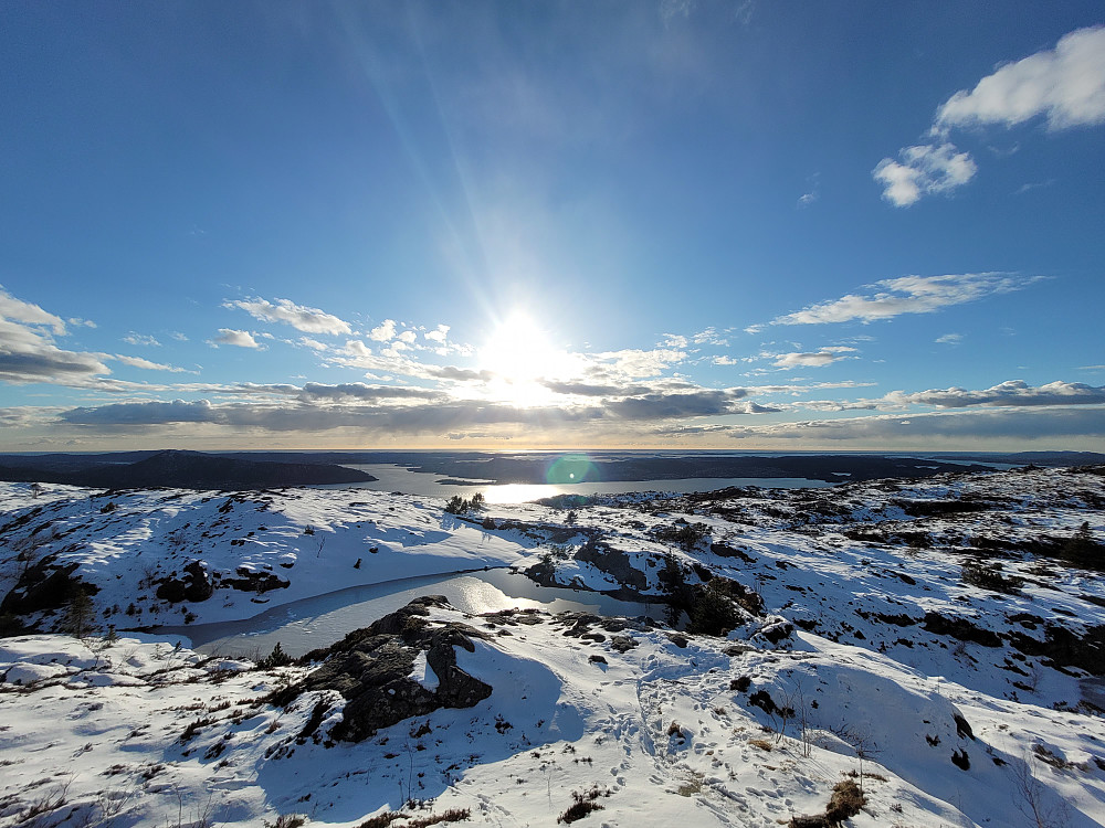 Fremdeles godt med snø på fjellet.