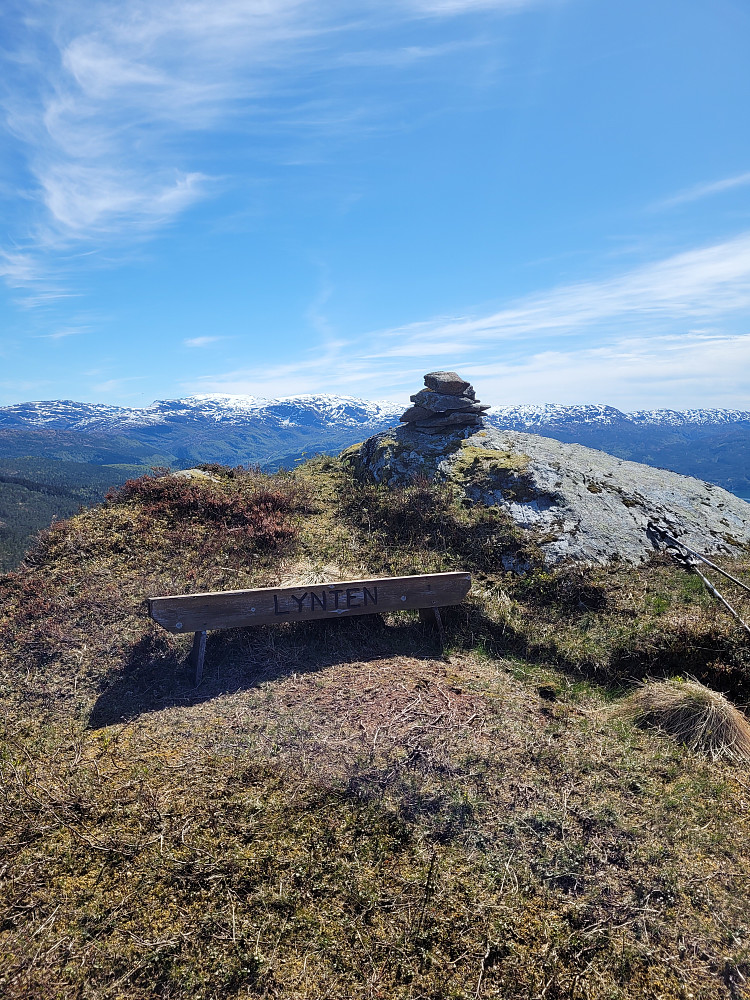 På toppen av Lynten.