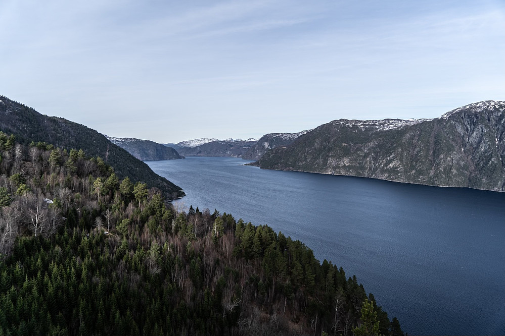 View from Øygardsnakken towards Storfjorden