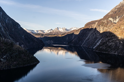 View from Skjegghammaren towards Tafjorden