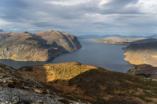 View from Vikahornet towards Storfjorden