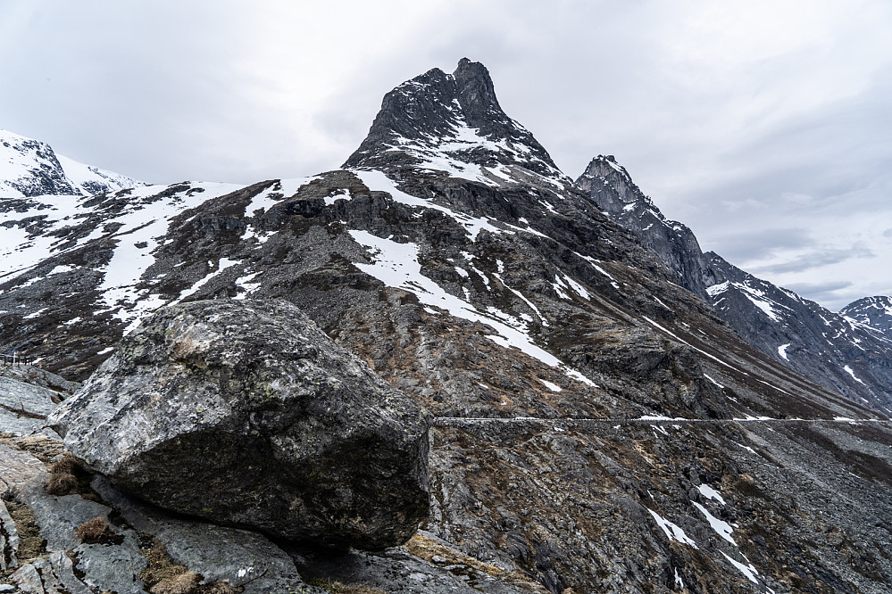 Bispen and Kongen seen from Trollstigen viewpoint