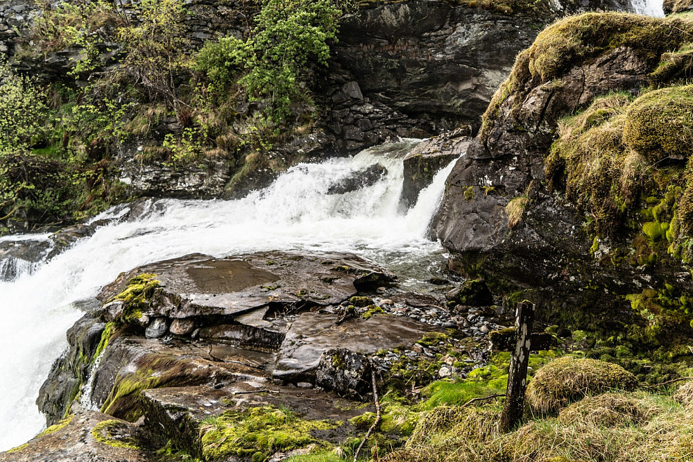 Geirangerelva river seen from the Waterfall Walk